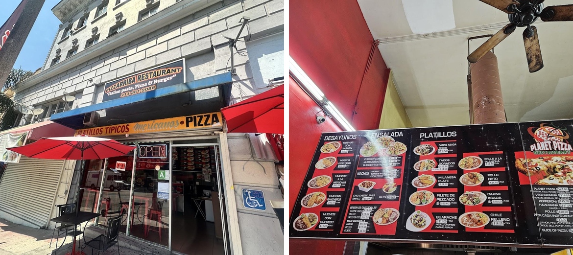 Antojitos Y Pizzeria Menu